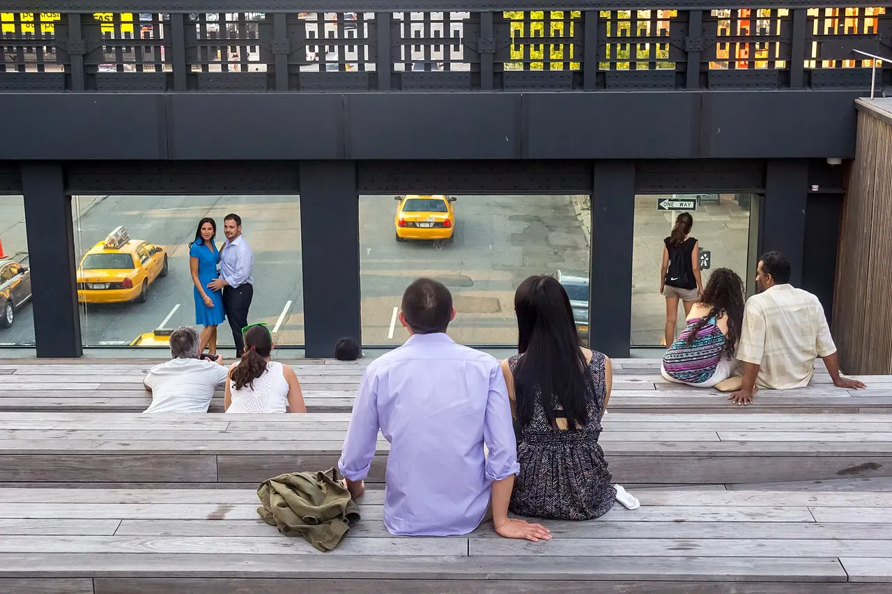 Chelsea neighborhood along the High Line where Maid Marines serves luxury condos and walk-ups