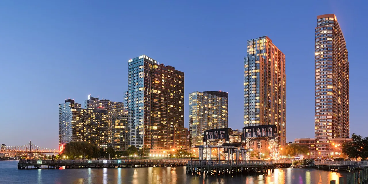 Long Island City Queens waterfront skyline where Maid Marines cleans luxury high-rise apartments